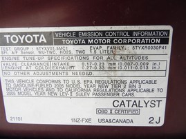 2005 Toyota Prius Burgundy 1.5L AT #Z22018
